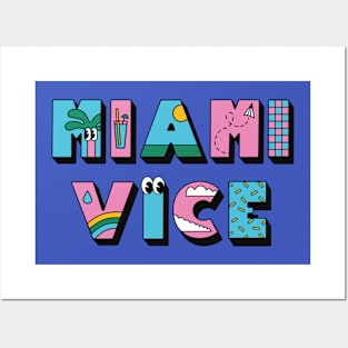 Miami Vice Posters and Art